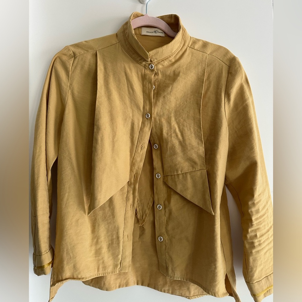 Elegant Mustard Blouse
